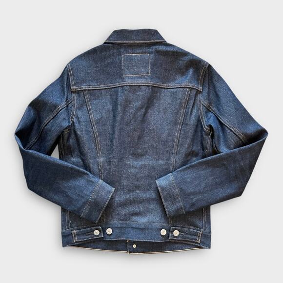 Levi’s Denim Classic Trucker Jean Jacket Dark Wash Women's siz XS - Picture 5 of 11